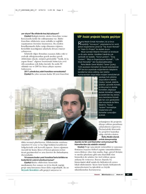 Ekonomist Mortgage Market röportajı — 50 ofis, VIP Assist